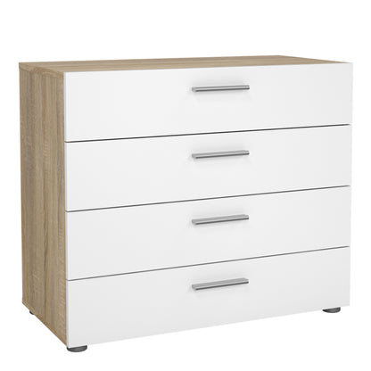 Pepe Bedroom Package in Oak with White High Gloss