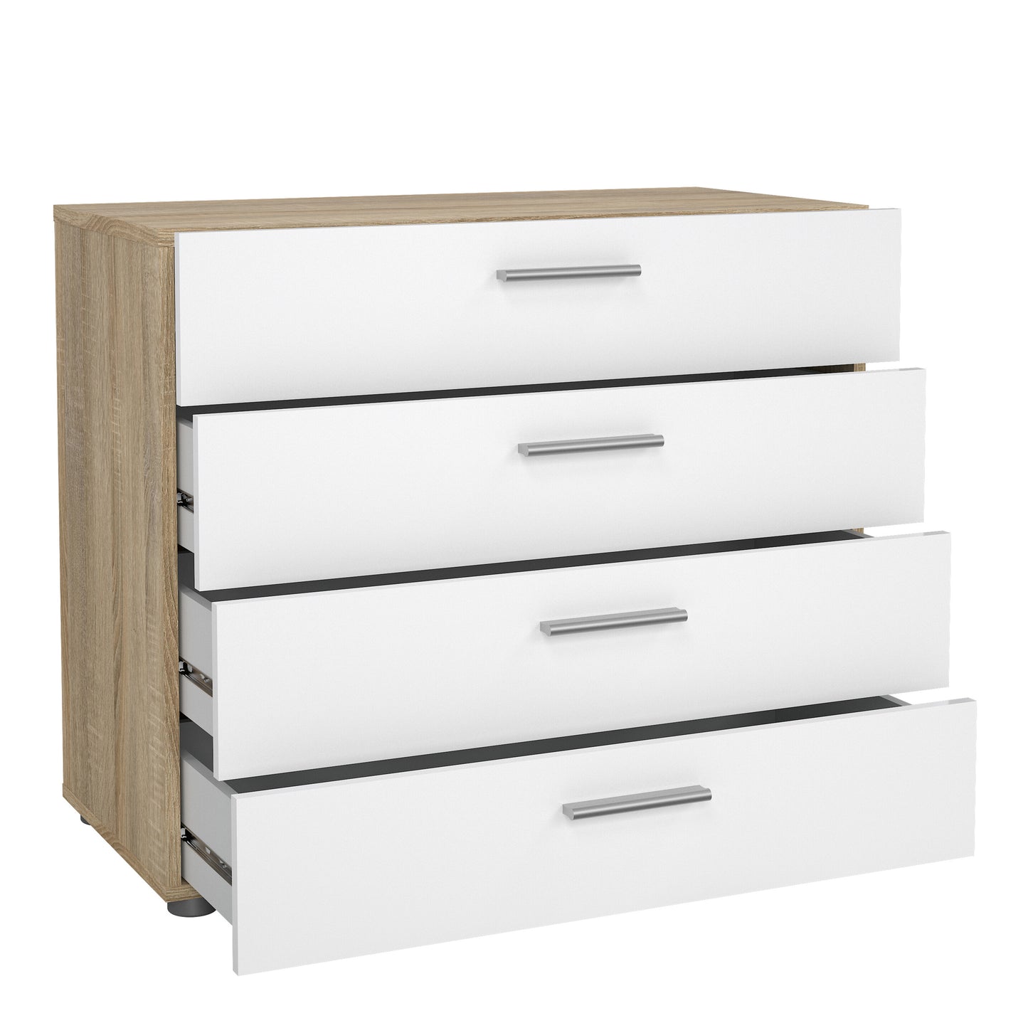 Pepe Bedroom Package in Oak with White High Gloss