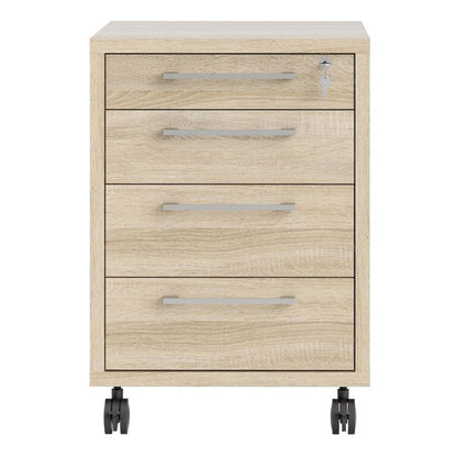 Prima Mobile Cabinet in Oak