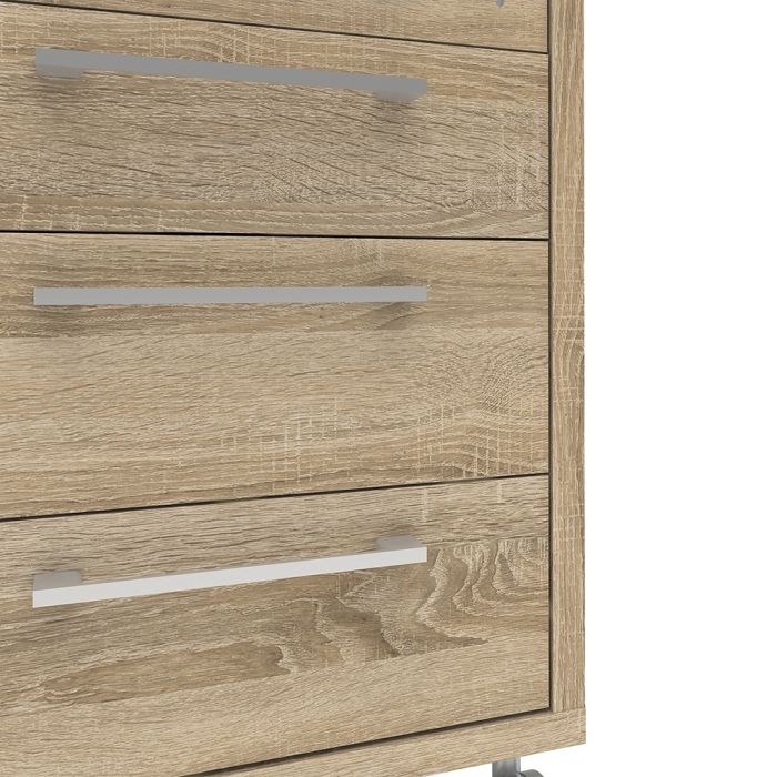 Prima Mobile Cabinet in Oak