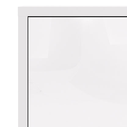 Prima Bookcase 2 Shelves with 2 Doors in White