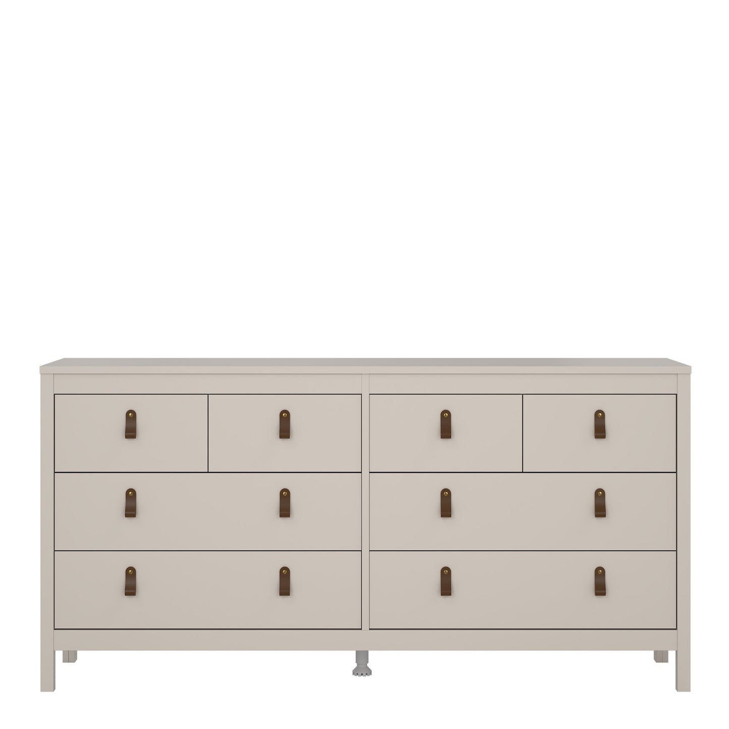 Barcelona Double Dresser 4+4 Drawers in Cashmere