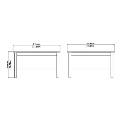 Barcelona Coffee Table in Matt Black