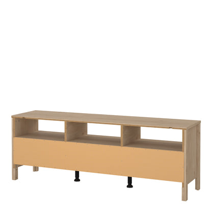 Barcelona TV Unit 3 Drawers in Jackson Hickory Oak
