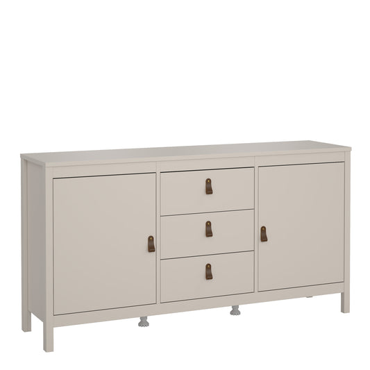 Barcelona Sideboard 2 Doors + 3 Drawers in Cashmere