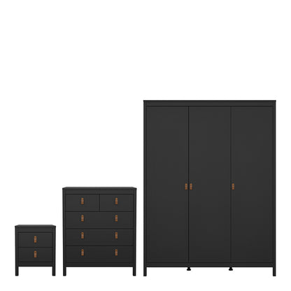 Barcelona Bedroom Package in Matt Black