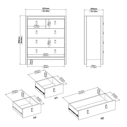 Madrid Bedroom Package in White
