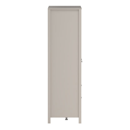 Madrid Wardrobe with 2 Doors + 1 Mirror Door + 2 Drawers in Cashmere