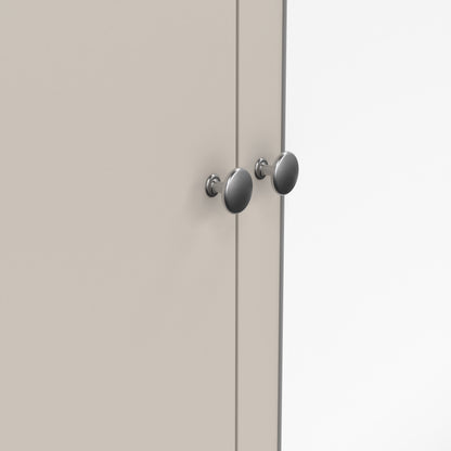 Madrid Wardrobe with 2 Doors + 1 Mirror Door + 2 Drawers in Cashmere