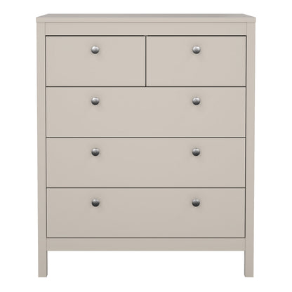 Madrid Chest 3+2 Drawers in Cashmere