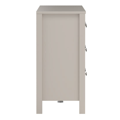 Madrid Double Dresser 4+4 Drawers in Cashmere