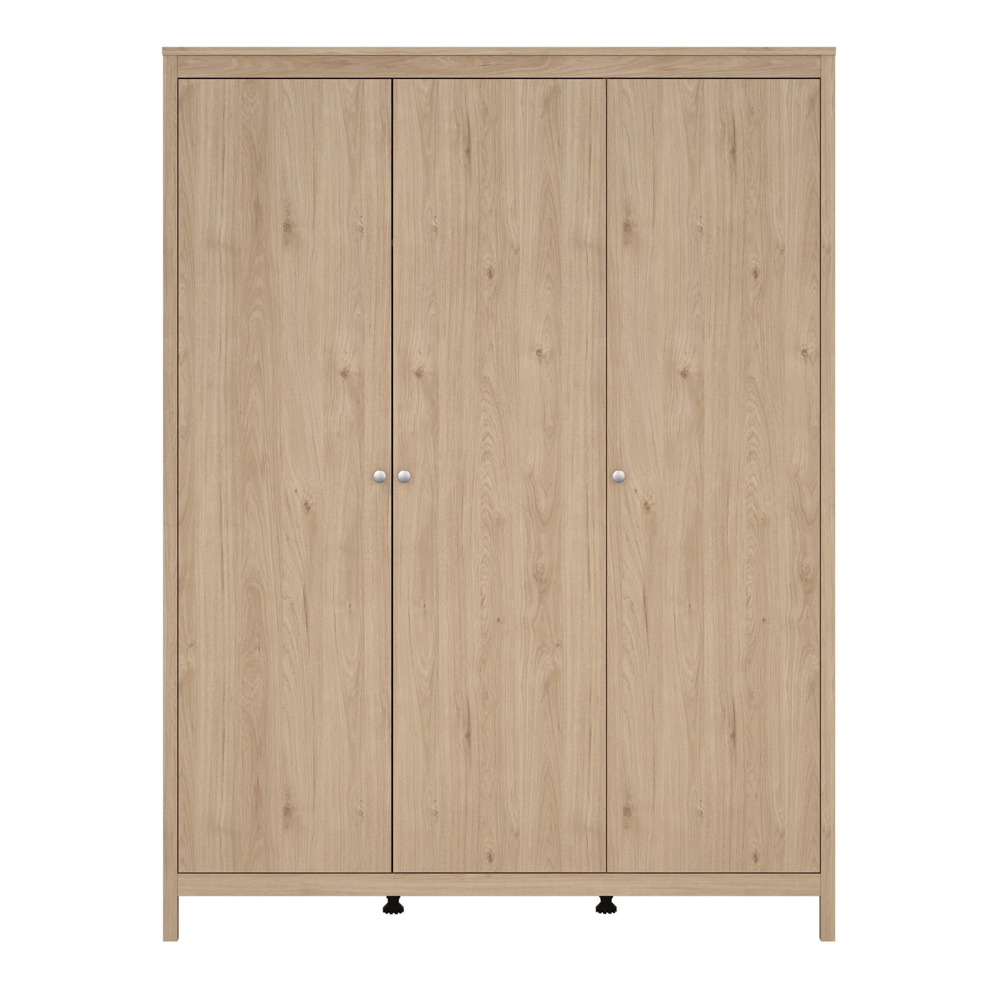 Madrid Wardrobe with 3 Doors in Jackson Hickory Oak