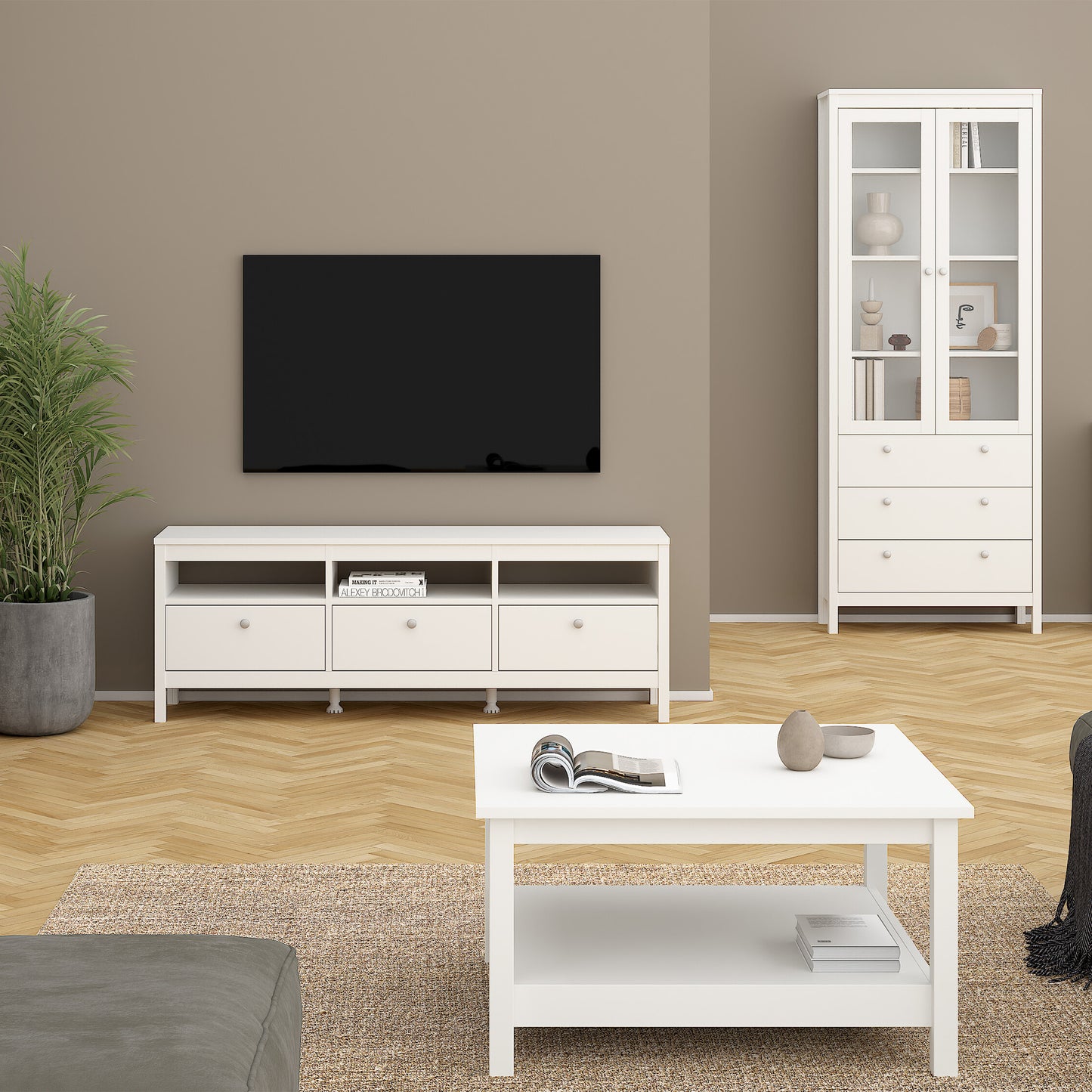 Madrid Coffee Table in White