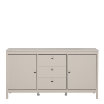 Madrid Sideboard 2 Doors + 3 Drawers in Cashmere