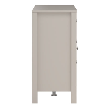 Madrid Sideboard 2 Doors + 3 Drawers in Cashmere