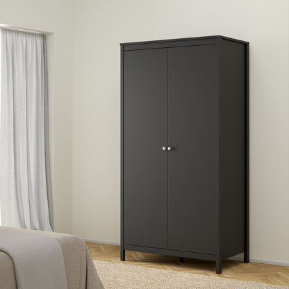 Madrid Bedroom Package in Matt Black
