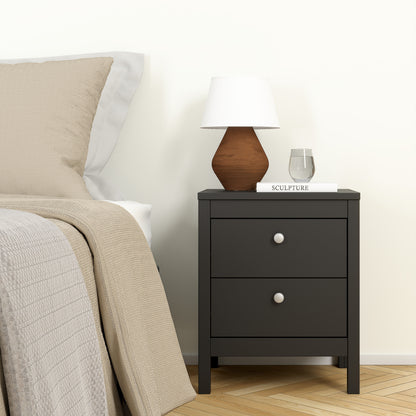 Madrid Bedroom Package in Matt Black