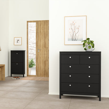 Madrid Bedroom Package in Matt Black