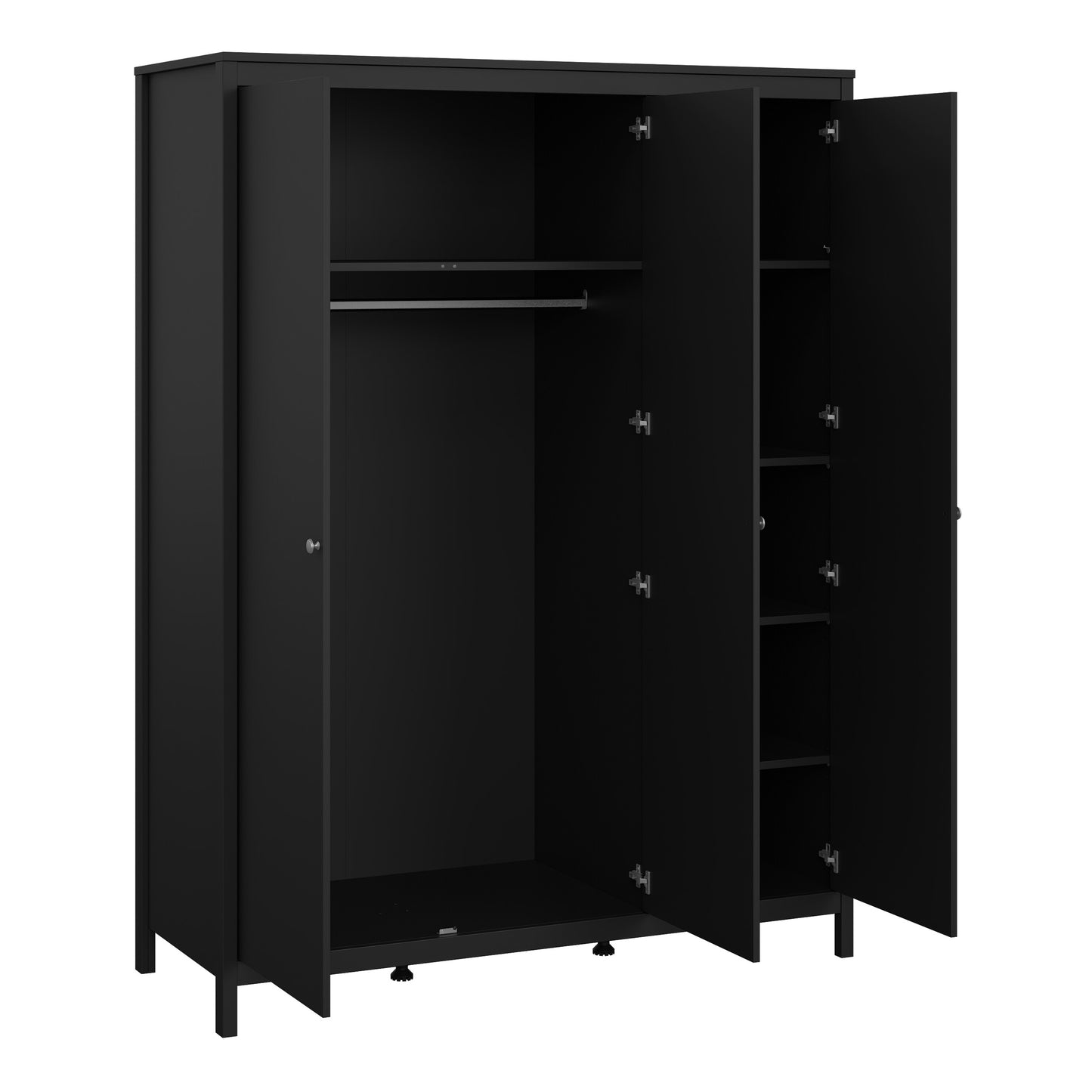Madrid Bedroom Package in Matt Black