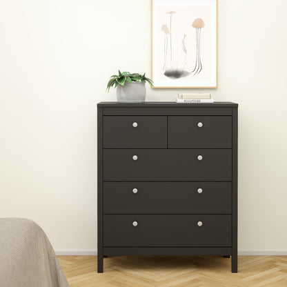Madrid Bedroom Package in Matt Black