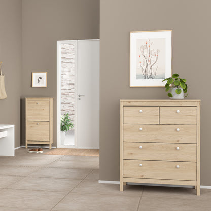 Madrid Bedroom Package in Jackson Hickory Oak