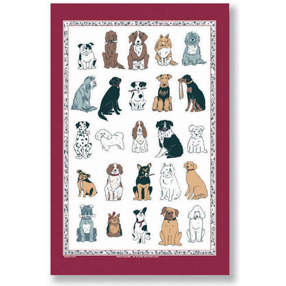 Dogs Galore Cotton Tea Towel