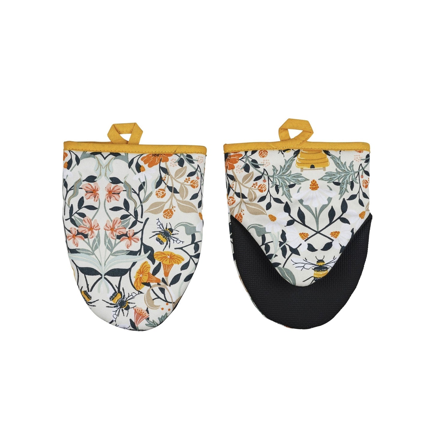 Bee Bloom Microwave Mitts Pair