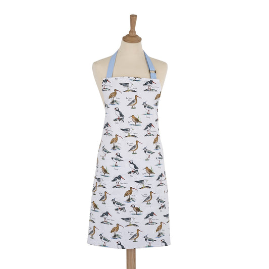 Coastal Birds Cotton Apron