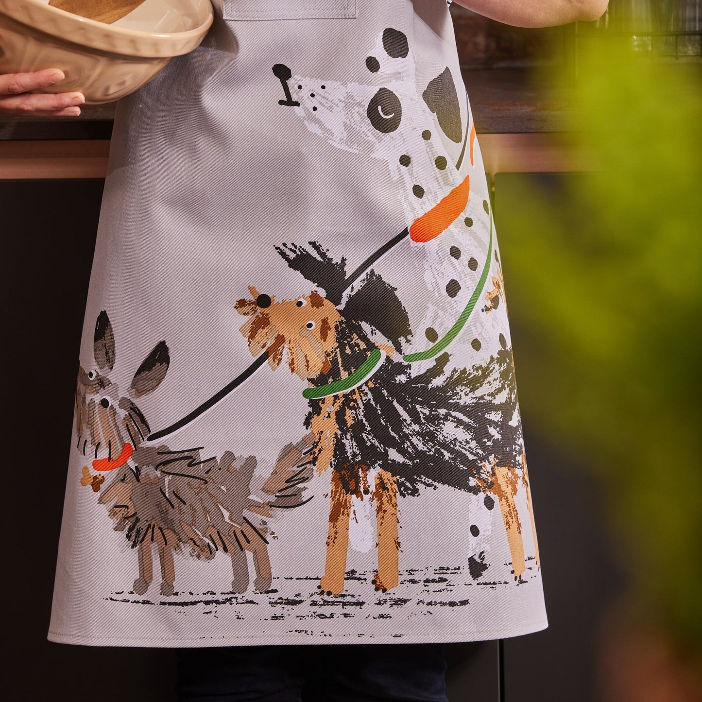 Dog Days Cotton Apron