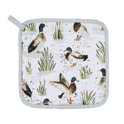 Farmhouse Ducks Pot Mat