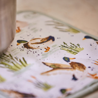 Farmhouse Ducks Pot Mat