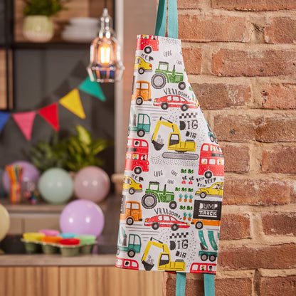 Just Keep Trucking Kids PVC Apron
