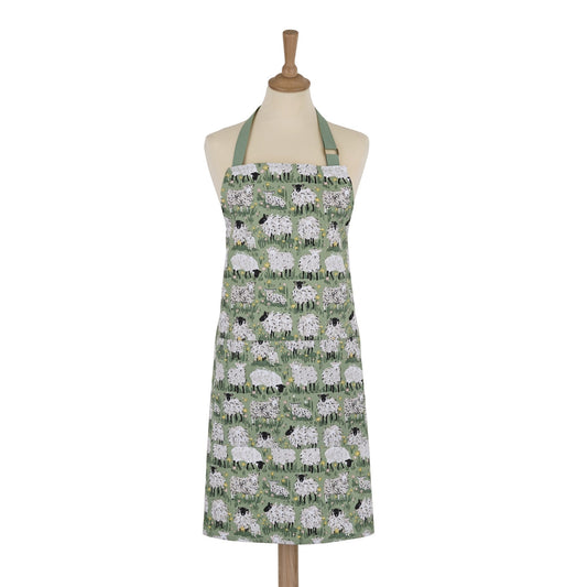 Woolly Sheep Cotton Apron