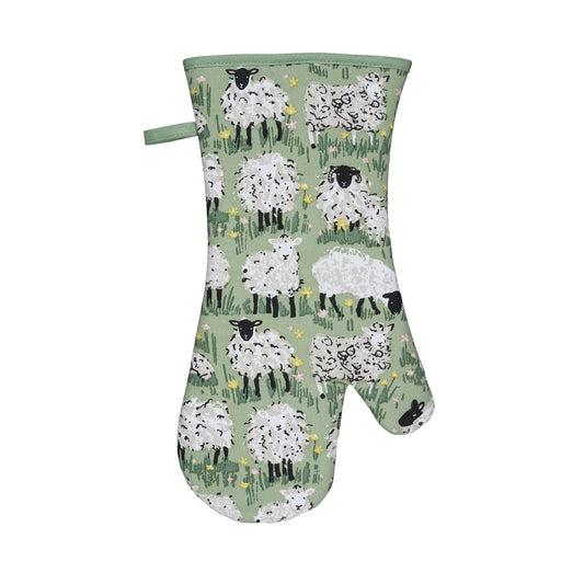 Woolly Sheep Gauntlet Oven Glove