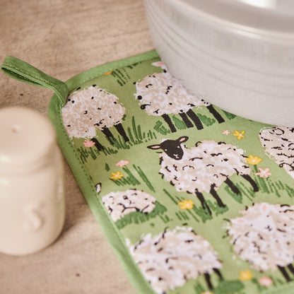 Woolly Sheep Pot Mat