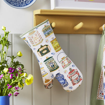 Tea Tins Gauntlet Oven Glove