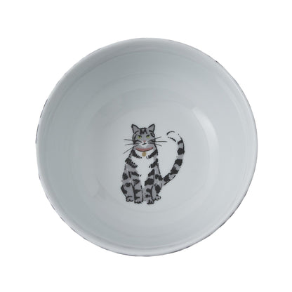 Feline Friends Porcelain Bowl 4 Pack