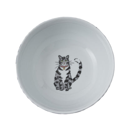 Feline Friends Porcelain Bowl