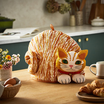 Ginger Cat Shaped Tea Cosy