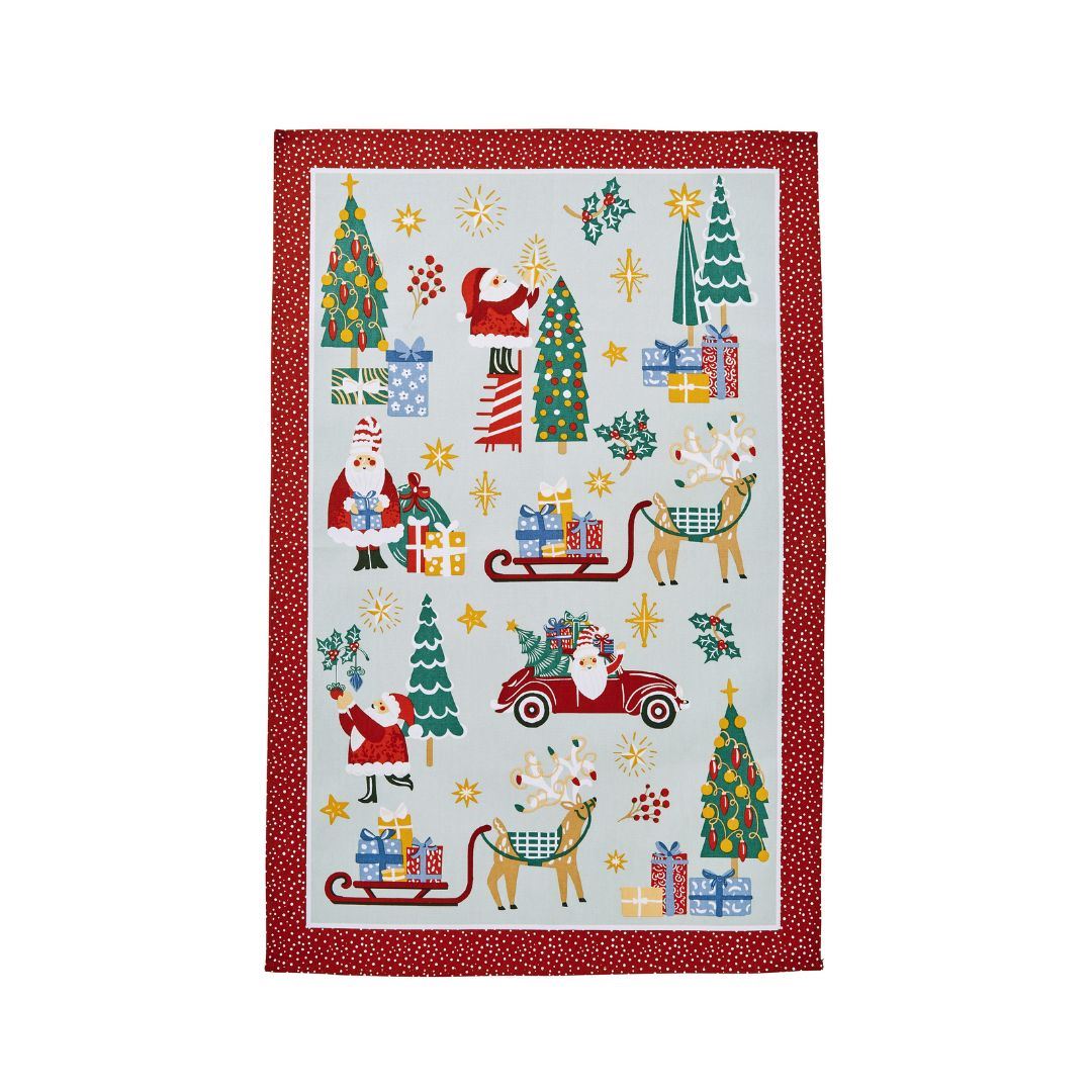 Tis the Season Recycled Cotton Blend Tea Towel