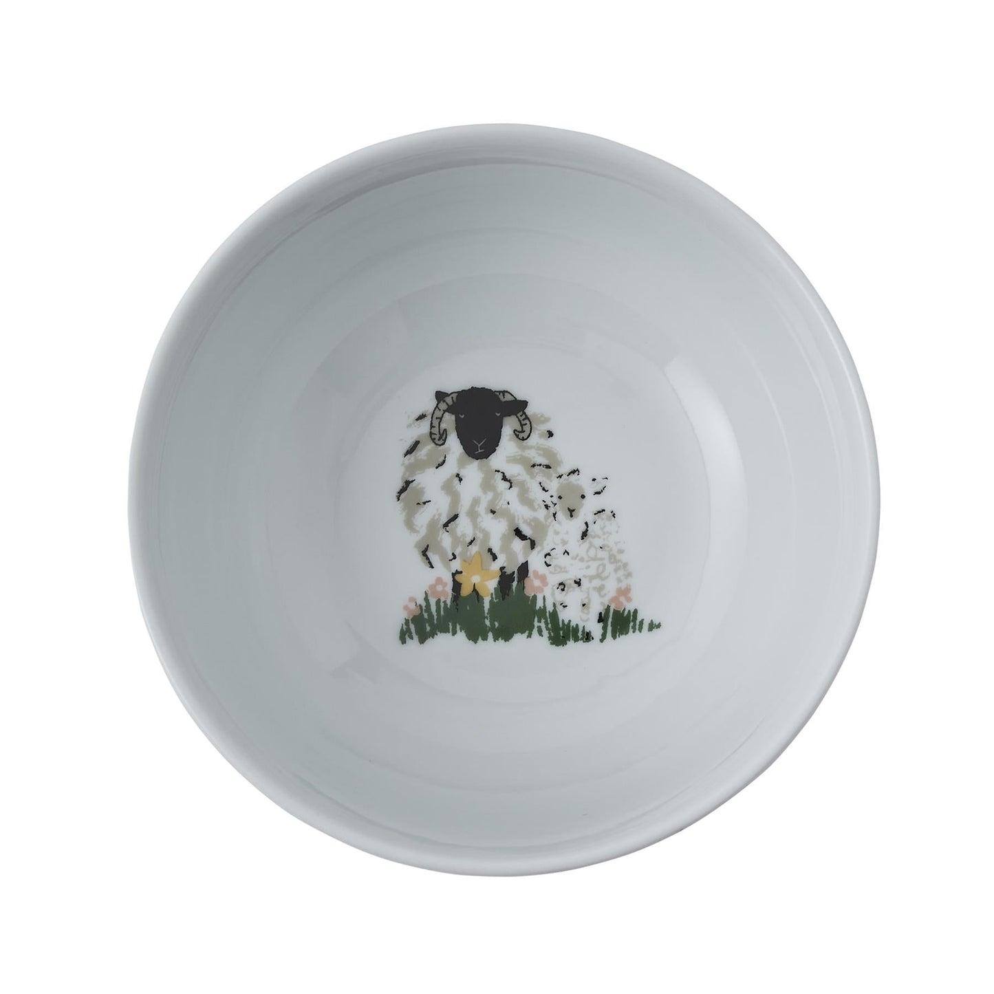 Woolly Sheep Porcelain Bowl