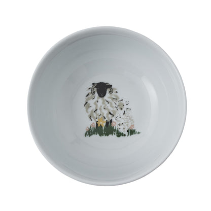 Woolly Sheep Porcelain Bowl