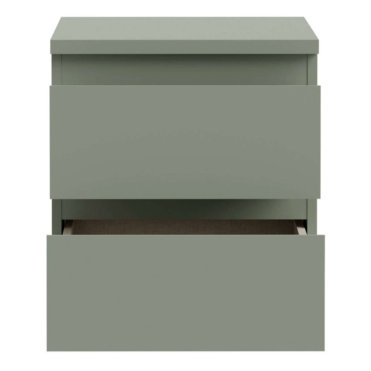 Edmore 2 Drawer Bedside Table in Sage Green