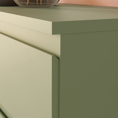 Edmore 2 Drawer Bedside Table in Sage Green