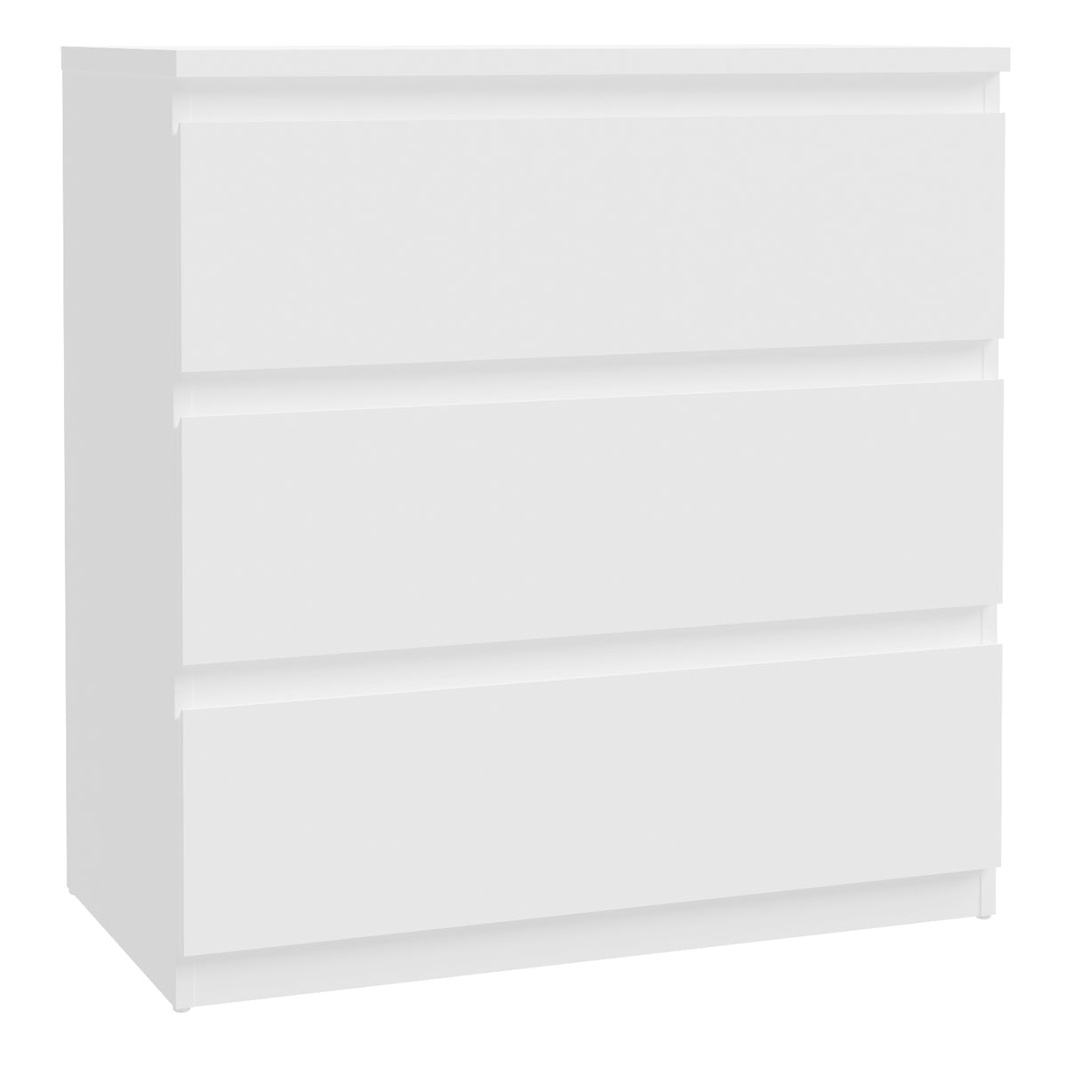 Edmore 3 Drawer Chest in White
