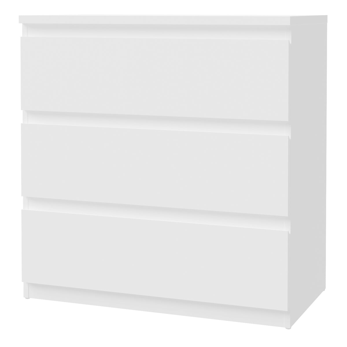 Edmore 3 Drawer Chest in White