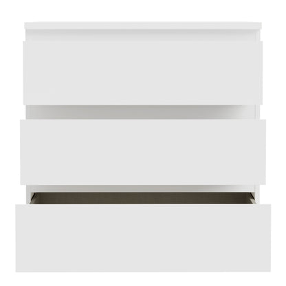 Edmore 3 Drawer Chest in White