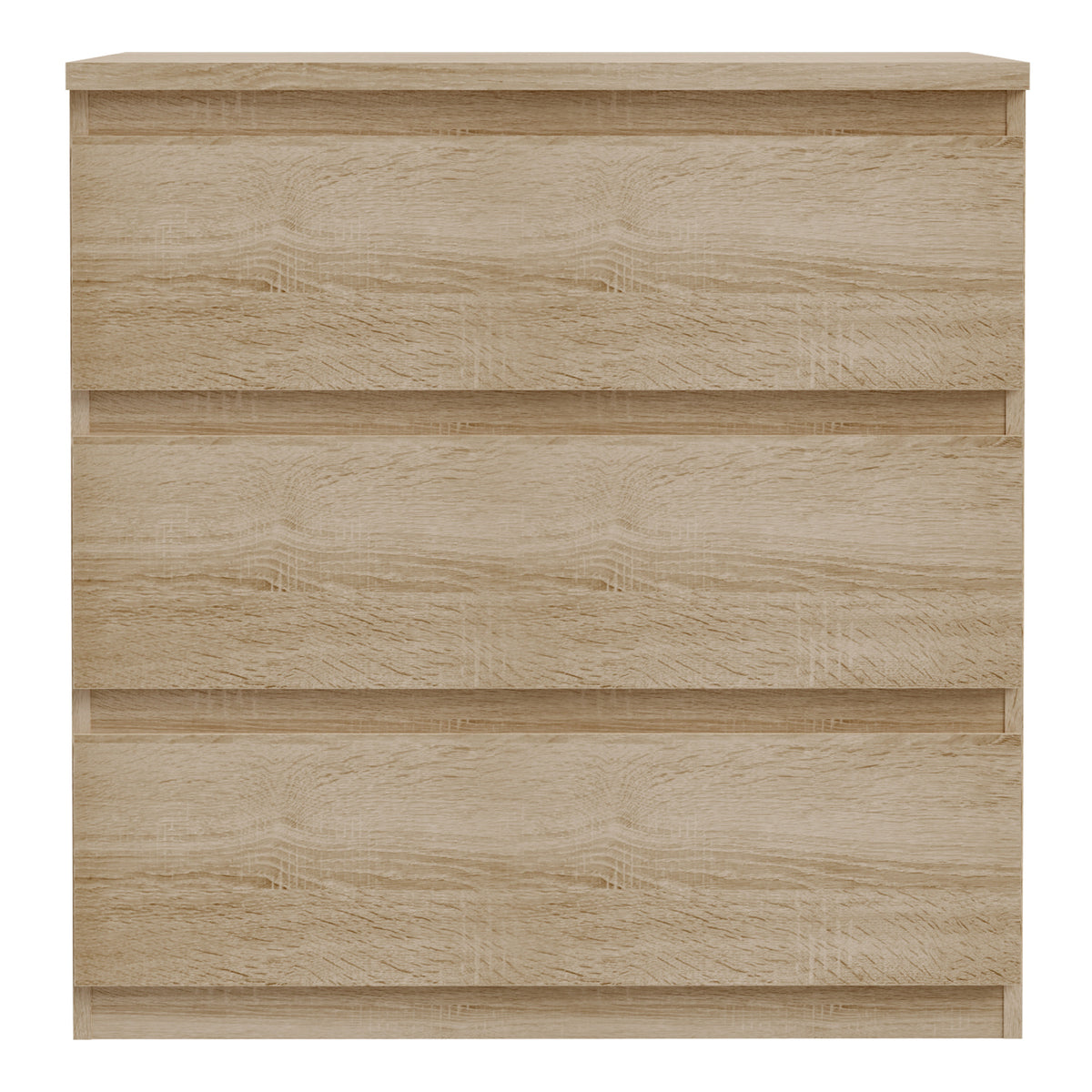 Edmore 3 Drawer Chest in Sonoma Oak