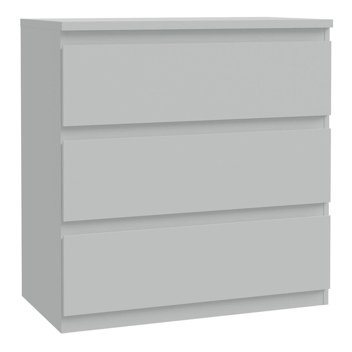 Edmore 3 Drawer Chest in Light Grey
