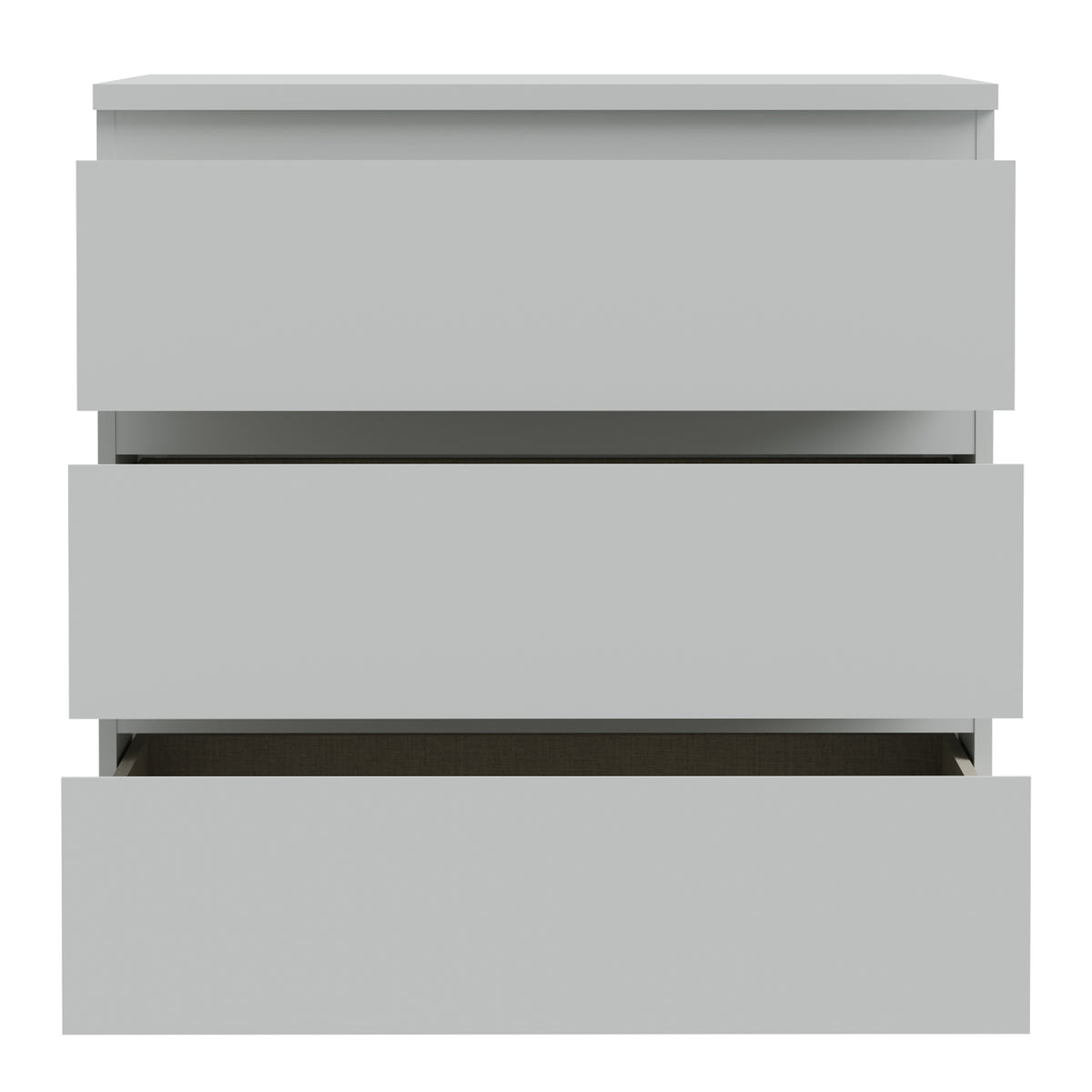 Edmore 3 Drawer Chest in Light Grey
